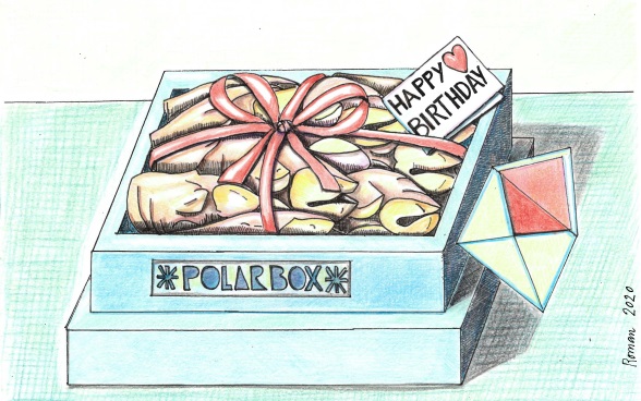 Zeichnung Geschenkbox